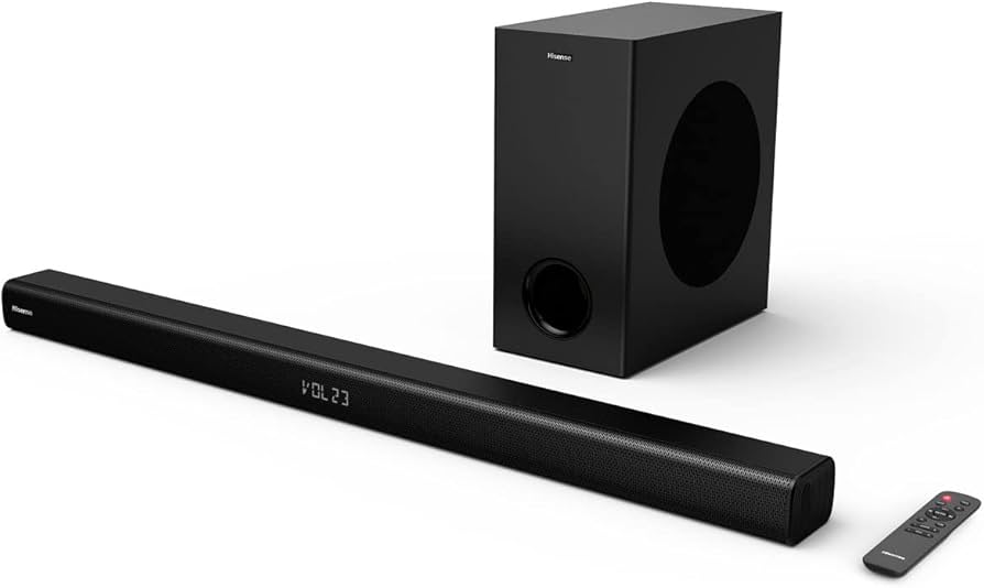 Hisense 2.1 Channel Bluetooth Sound Bar with Wireless Subwoofer